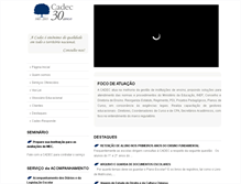 Tablet Screenshot of cadec.com.br